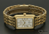 Fossil ES5304 gold watch with rectangular face