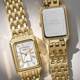Fossil Raquel Hero4 Gold Watch - Front & Back View