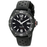 Tag Heuer Formula 1 Automatic Black Dial Black Rubber Strap Watch for Men - WAZ2115.FT8023