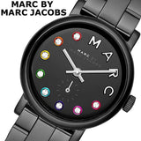 Marc Jacobs Baker Black Dial Black Steel Strap Watch for Women - MBM3425