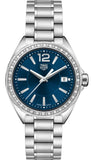 Tag Heuer Formula 1 Quartz Diamonds Blue Dial Silver Steel Strap Watch for Women - WBJ1316.BA0666
