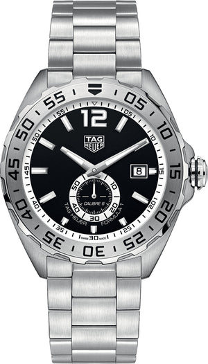 Tag Heuer Formula 1 Automatic Black Dial Silver Steel Strap Watch for Men - WAZ2012.BA0842