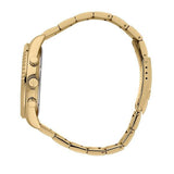 Maserati Competizione Chronograph Blue Dial Gold Steel Strap Watch For Men - R8853100026