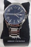 Silver Armani Exchange wristwatch.