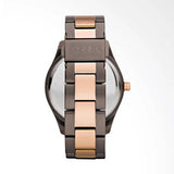 Fossil Stella Multifunction Brown Dial Two Tone Steel Strap Watch for Women - ES4079