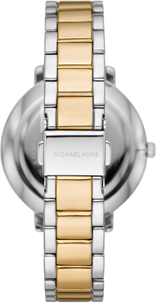 Michael Kors Pyper Three Hand White Dial Two Tone Steel Strap Watch For Women - MK4595