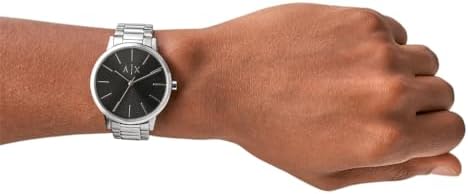 Armani Exchange watch on wrist