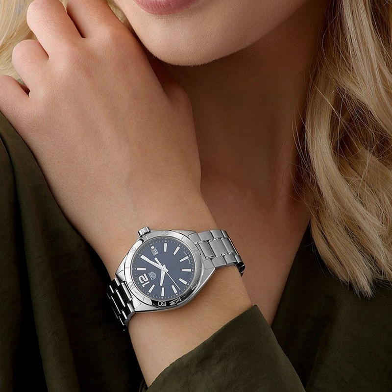 Tag Heuer Formula 1 Quartz Blue Dial Silver Steel Strap Watch for Women - WBJ1312.BA0666