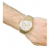 Gold watch on wrist - 412pa6gGSmL