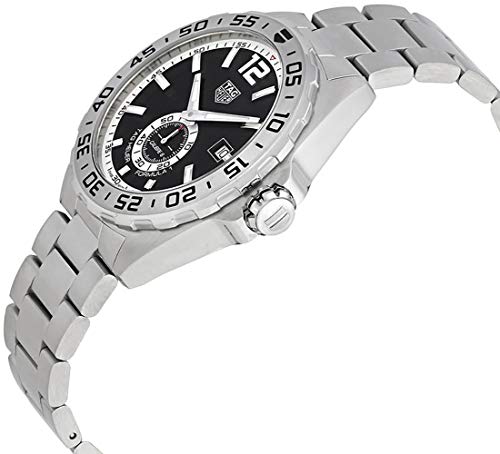 Tag Heuer Formula 1 Automatic Black Dial Silver Steel Strap Watch for Men - WAZ2012.BA0842