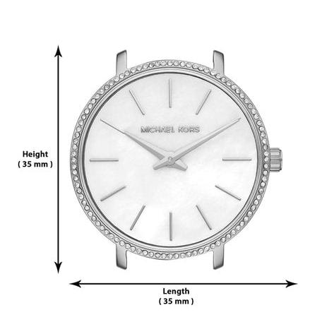 Michael Kors Pyper Quartz Mother of Pearl White Dial Silver Mesh Strap Watch For Women - MK4618