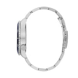 Guess Axle Multifunction Black Dial Silver Steel Strap Watch For Men - GW0488G1