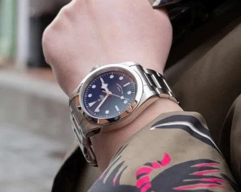 Tudor Black Bay 41 watch on wrist