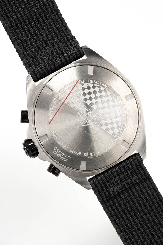 Tag Heuer Formula 1 Chronograph Grey Dial Black Nylon Strap Watch for Men - CAZ101AG.FC8304