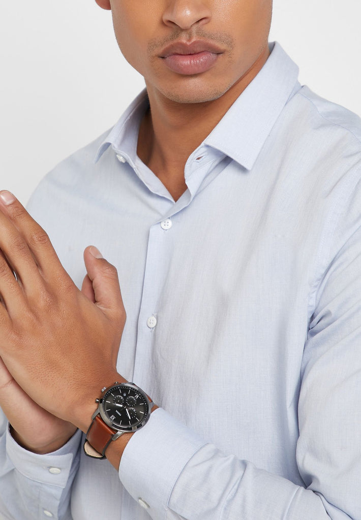 Man wearing watch, desktop zoom