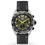 Tag Heuer Formula 1 Chronograph Grey Dial Black Nylon Strap Watch for Men - CAZ101AG.FC8304