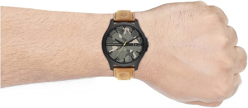Diesel camouflage watch on wrist