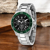 Maserati Competizione Chronograph Black Dial Silver Steel Strap Watch For Men - R8873600008