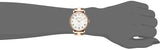 Marc Jacobs Baker White Dial Rose Gold Steel Strap Watch for Women - MBM3441