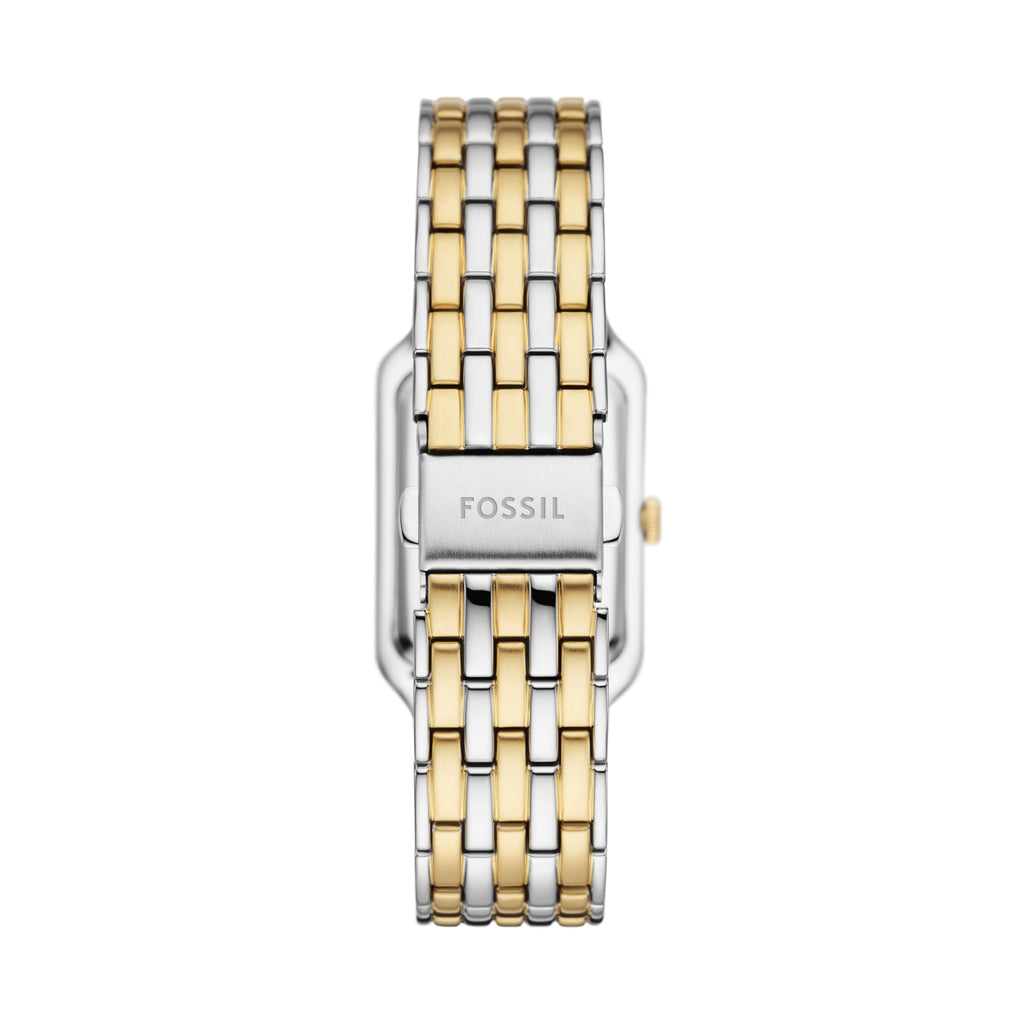 Fossil Raquel Three Hand Mother of Pearl Dial Two Tone Steel Strap Watch For Women - ES5305