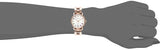 Marc Jacobs Baker Dexter White Dial Rose Gold Steel Strap Watch for Women - MBM3443