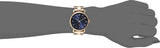 Marc Jacobs Baker Blue Dial Rose Gold Steel Strap Watch for Women - MBM3330