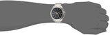 Silver watch with black face on wrist - 61ypNdsPXDL