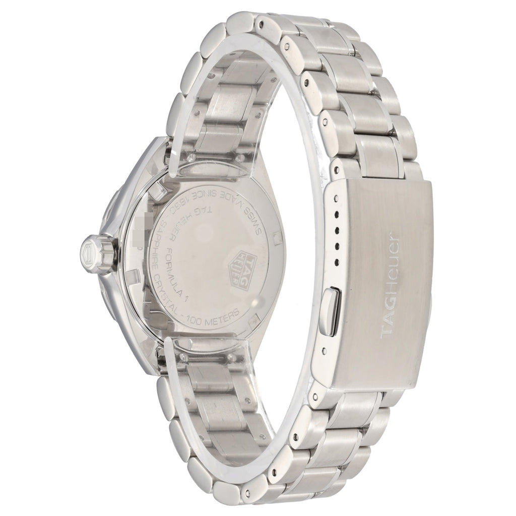 Tag Heuer Formula 1 Diamonds Mother Of Pearl White Dial Silver Steel Strap Watch for Women - WBJ1419.BA0664