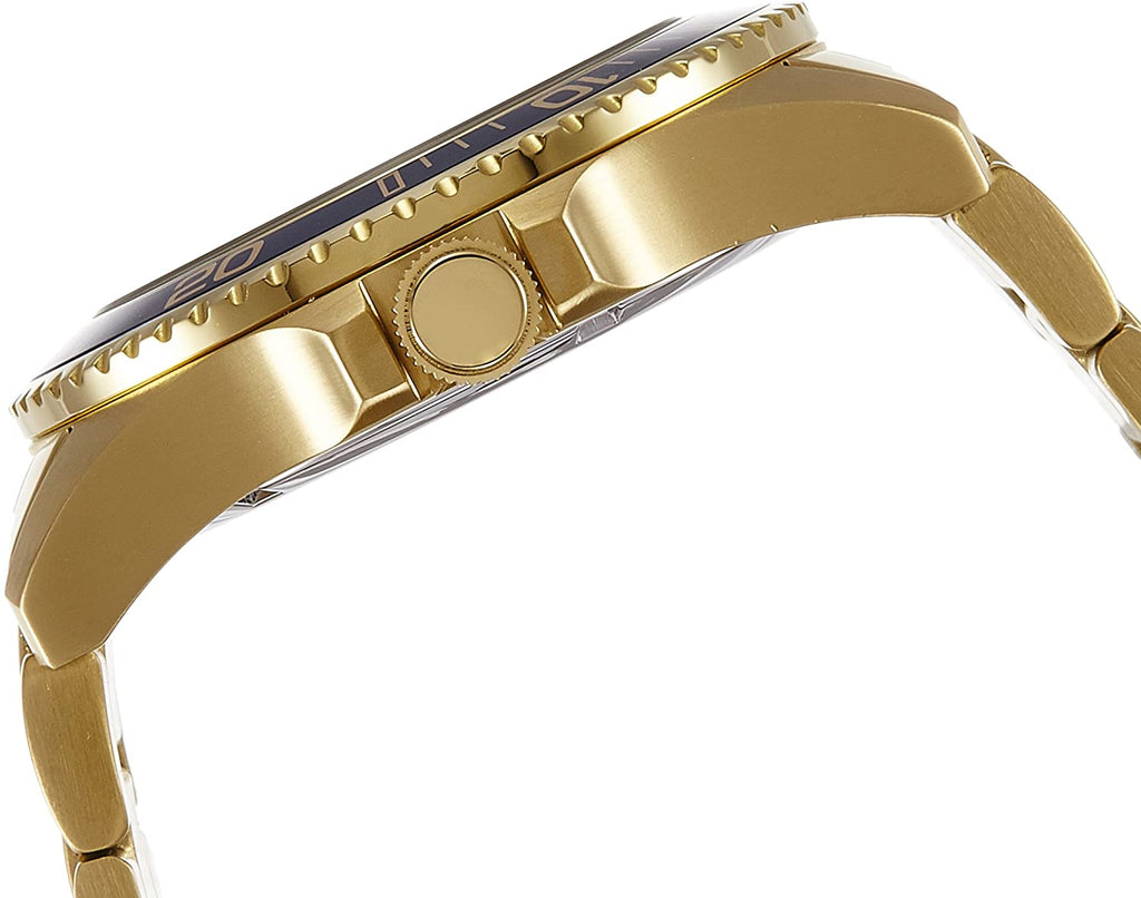 Guess Chaser Multifunction Blue Dial Gold Steel Strap Watch for Men - W0172G5