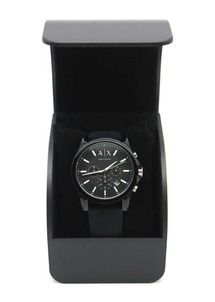 Armani Exchange watch in black case