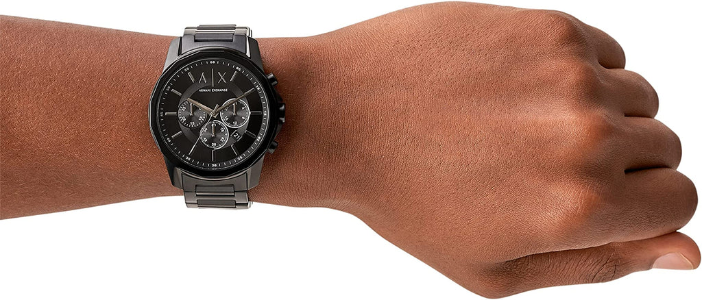 AX Armani Exchange watch on wrist