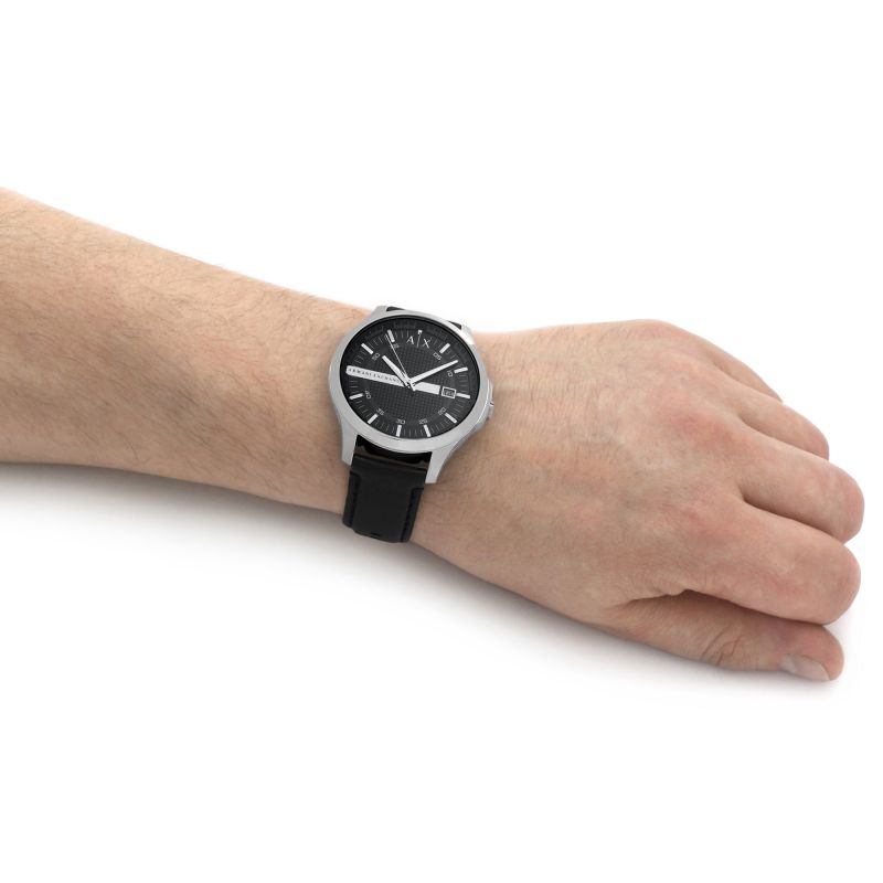 AX watch on wrist