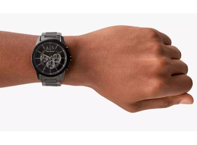 AX1722 black watch on wrist