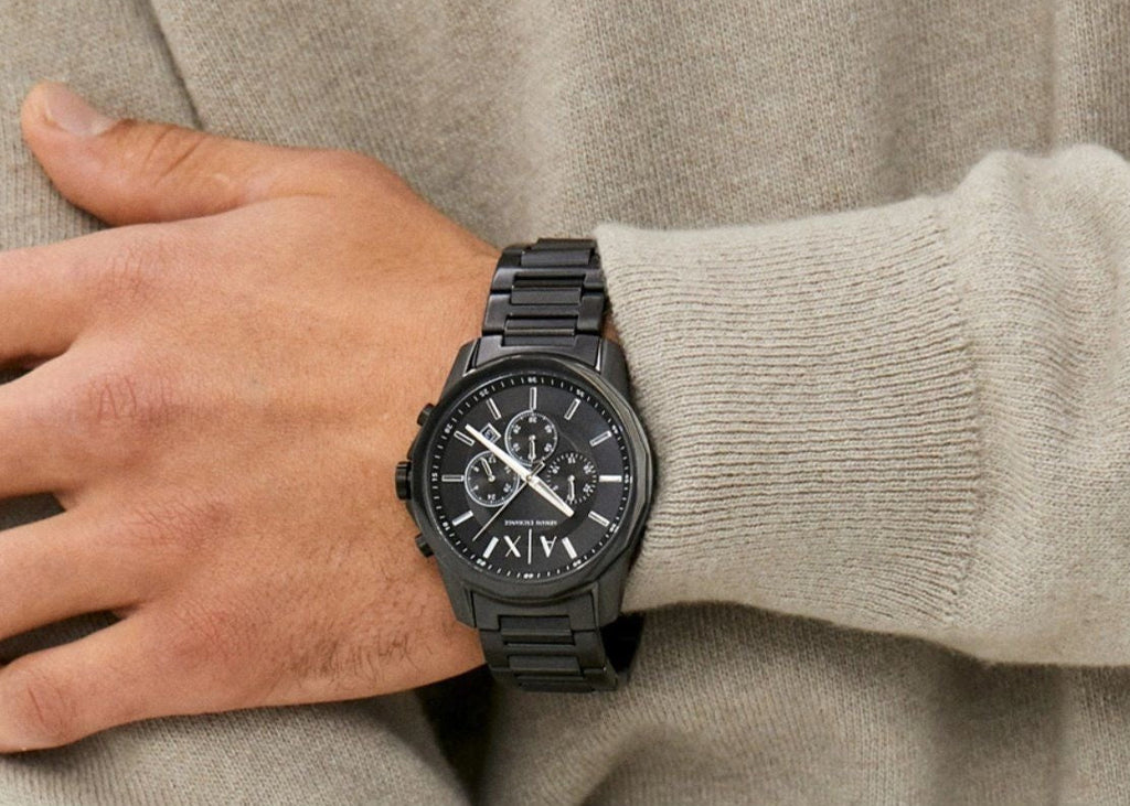 AX1722-6 Black Watch on Wrist