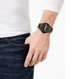 AX2413-7 Black watch on wrist
