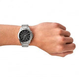 AX2600-h Silver Watch on Wrist