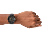 AX7105-3P-10 men's black watch on wrist