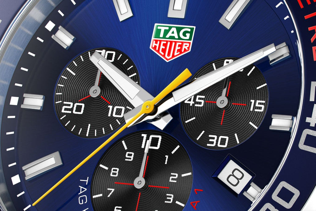 Tag Heuer Formula 1 Aston Martin Red Bull Racing Blue Dial Silver Steel Strap Watch for Men - CAZ101AB.BA0842