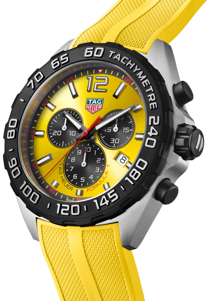 Tag Heuer Formula 1 Yellow Dial Watch for Men - CAZ101AM.FT8054