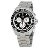 Tag Heuer Formula 1 Chronograph Black Dial Silver Steel Strap Watch for Men - CAZ101E.BA0842