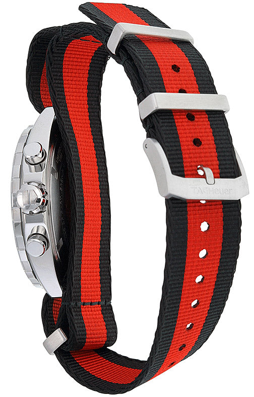 Tag Heuer Formula 1 McLaren Limited Edition Chronograph Black Dial Two Tone NATO Strap Watch for Men - CAZ1112.FC8188