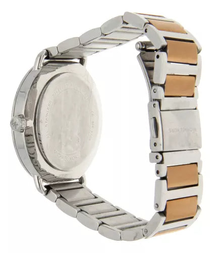 Michael Kors Portia Quartz Silver Dial Two Tone Steel Strap Watch For Women - MK3709