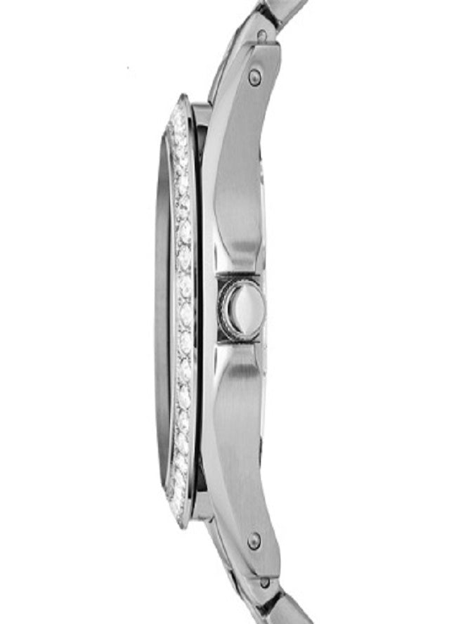 Fossil Riley Multifunction Silver Dial Silver Steel Strap Watch for Women - ES3202