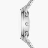 Fossil Neutra Chronograph Blue Dial Silver Steel Strap Watch for Men - FS6025