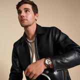 FS6042 Watch on Man in Leather Jacket