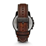Fossil Grant Chronograph Brown Dial Brown Leather Strap Watch for Men - FS5088
