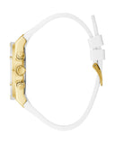 Guess Athena White Dial White Rubber Strap Watch for Women - GW0409L2