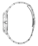 Guess Allara Quartz Silver Dial Silver Steel Strap Watch For Women - GW0604L1