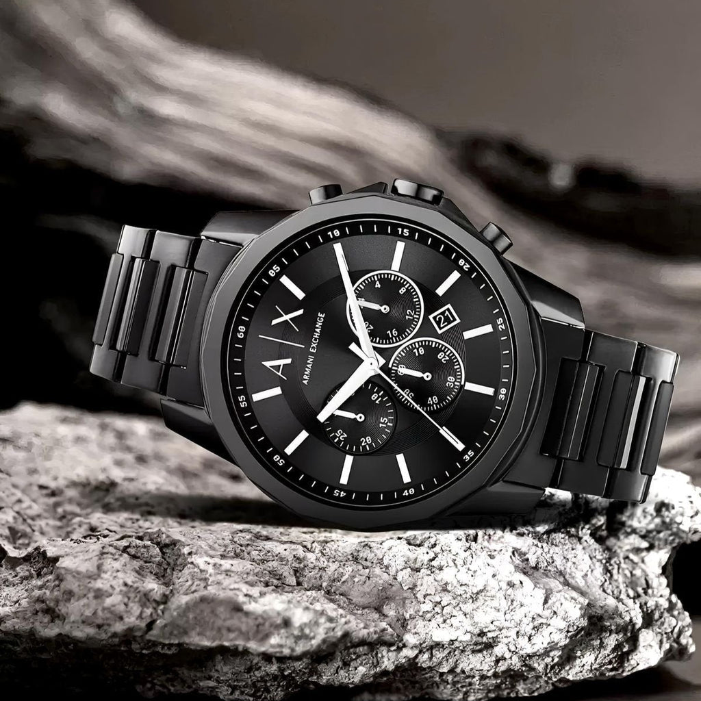 Armani Exchange black watch, IMG-20241219