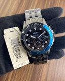 Fossil watch FS5835 with blue bezel - August 3, 2024